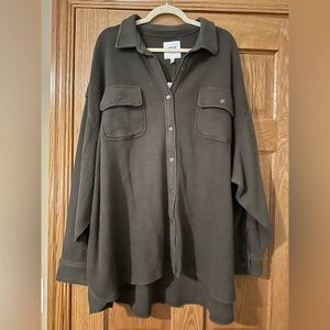 Aerie lumberjane waffle shirt